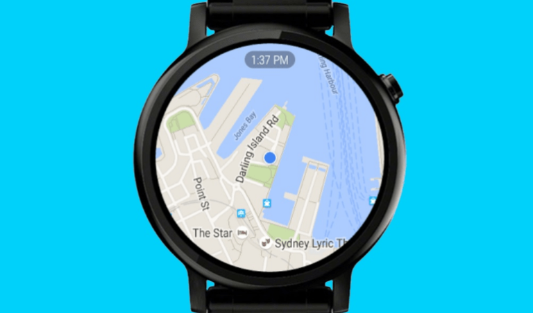 google maps in smartwatch