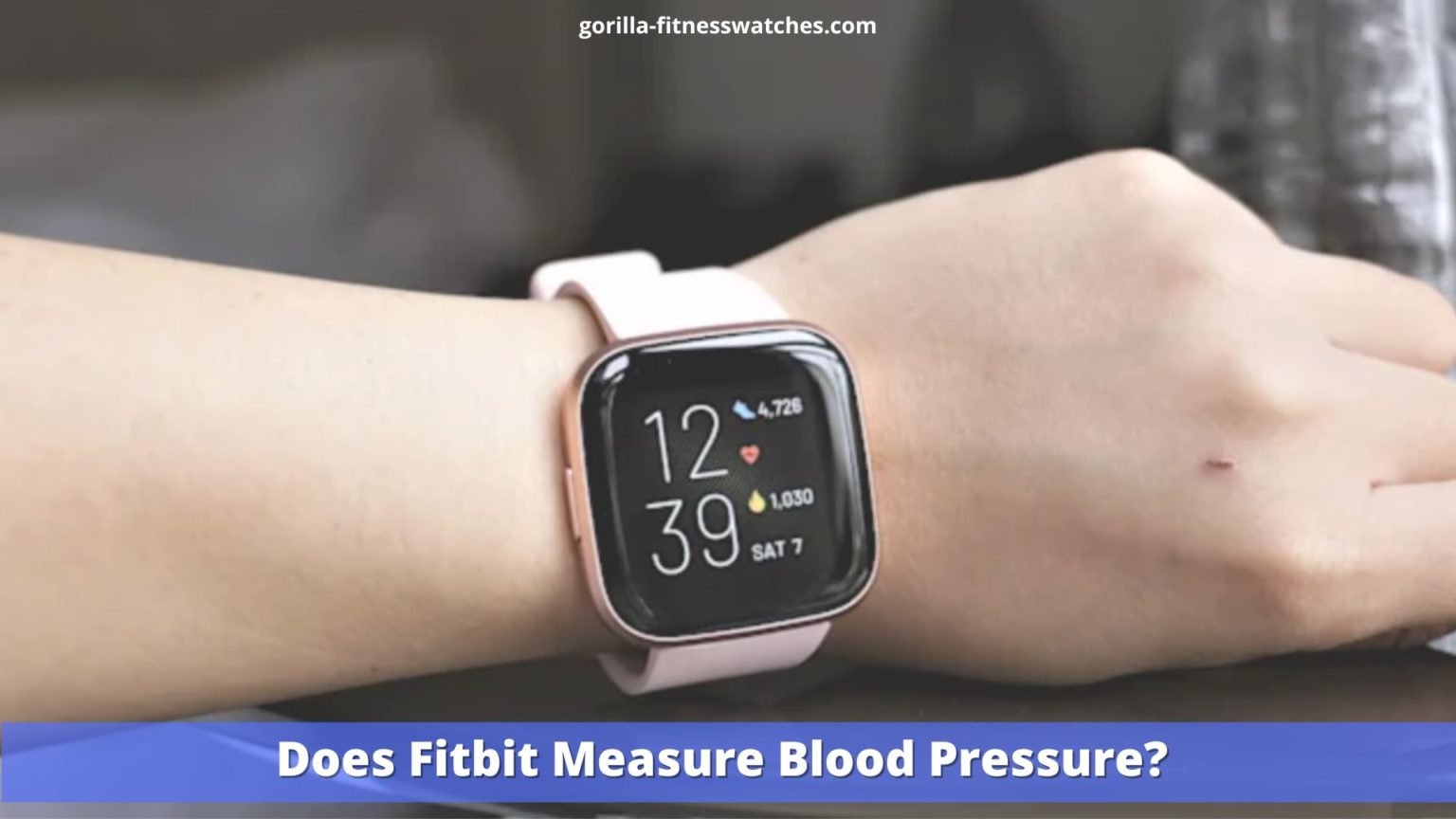 does fitbit sense measure blood pressure