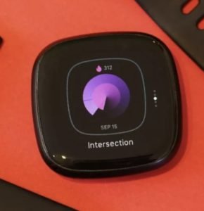 Intersection fitbit watch face