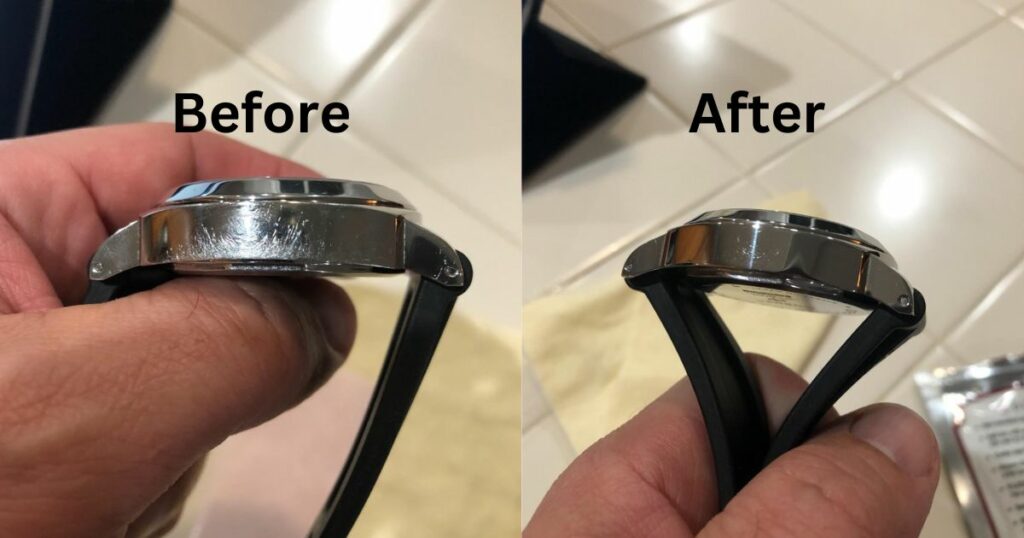 remove scratches from apple watch