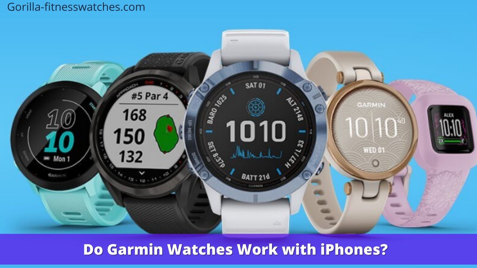 Do Garmin Watches Work with iPhones?