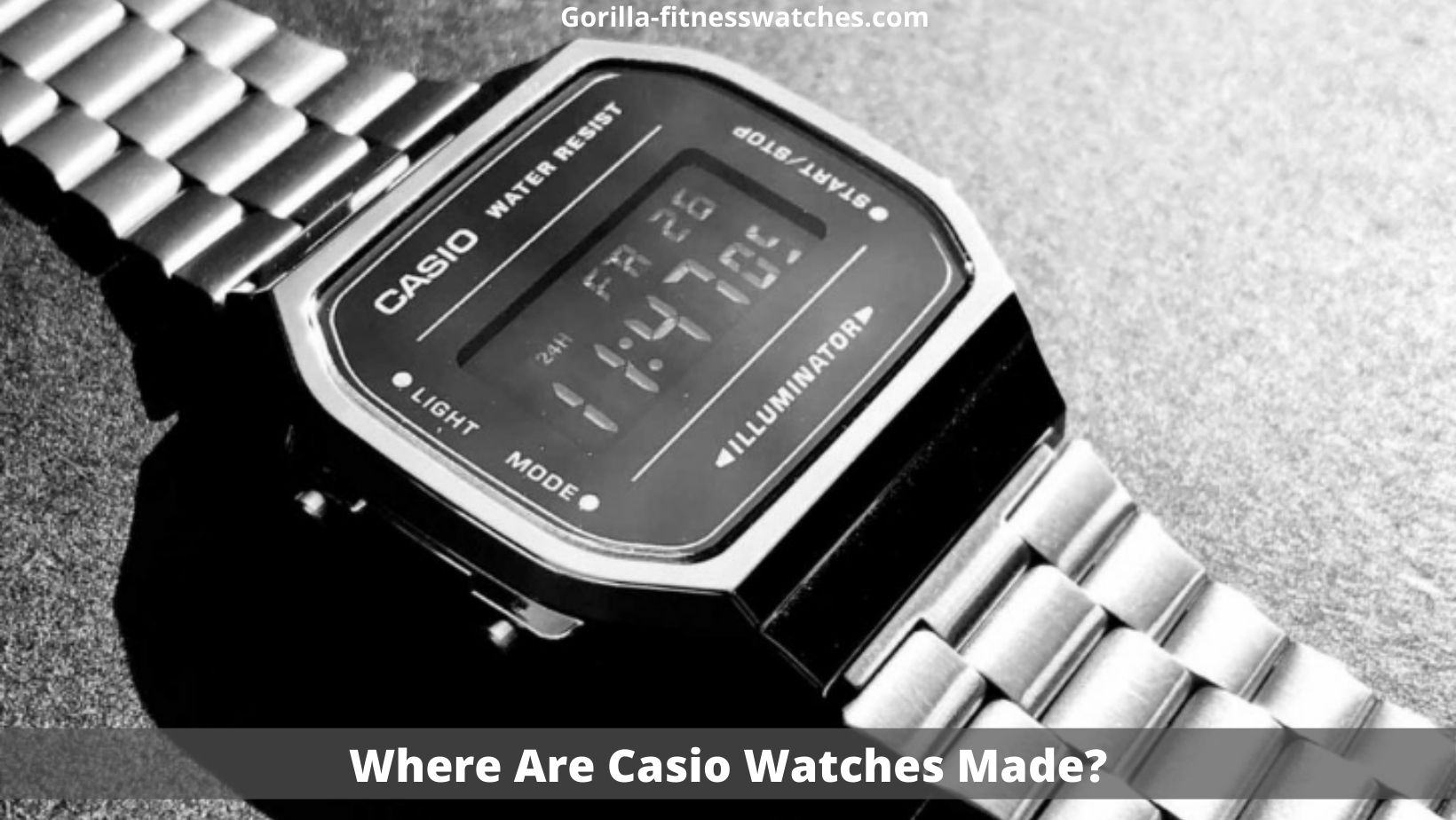Where Are Casio Watches Made?