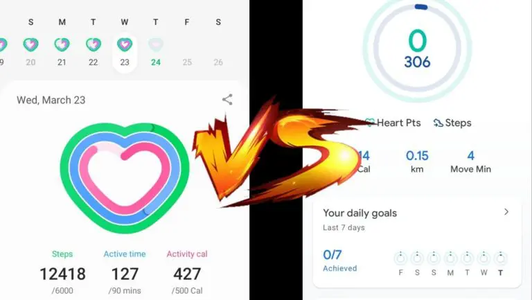 Google Fit vs Samsung Health (2024)