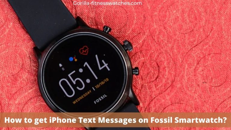 How to get iPhone Text Messages on Fossil Smartwatch