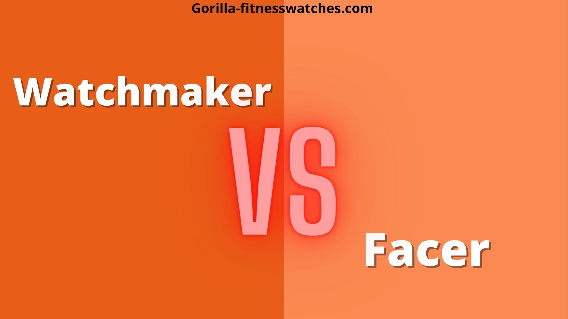 Watchmaker vs Facer
