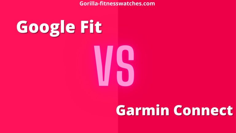 google fit vs garmin connect