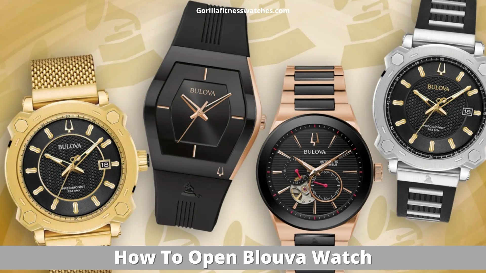 How to Open Bulova Watch