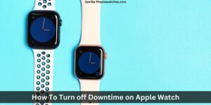 How To Turn off Downtime on Apple Watch