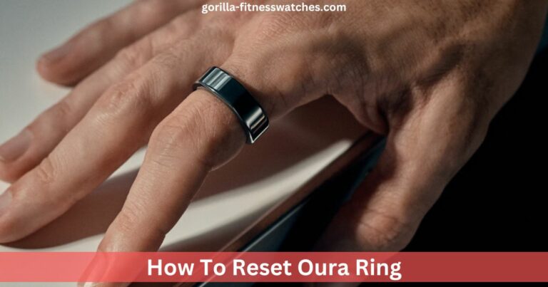 how to reset oura ring