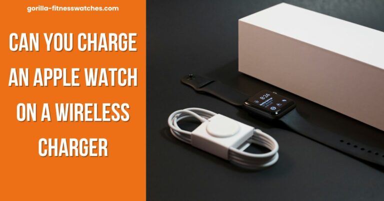 Charge An Apple Watch On A Wireless Charger