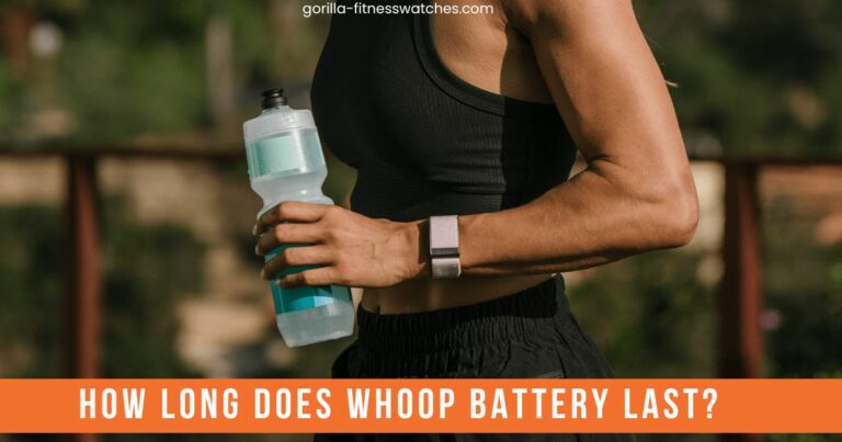 how long does Whoop Battery Last