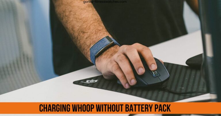 can you charge whoop without battery pack