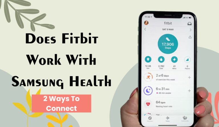Does Fitbit Work With Samsung Health