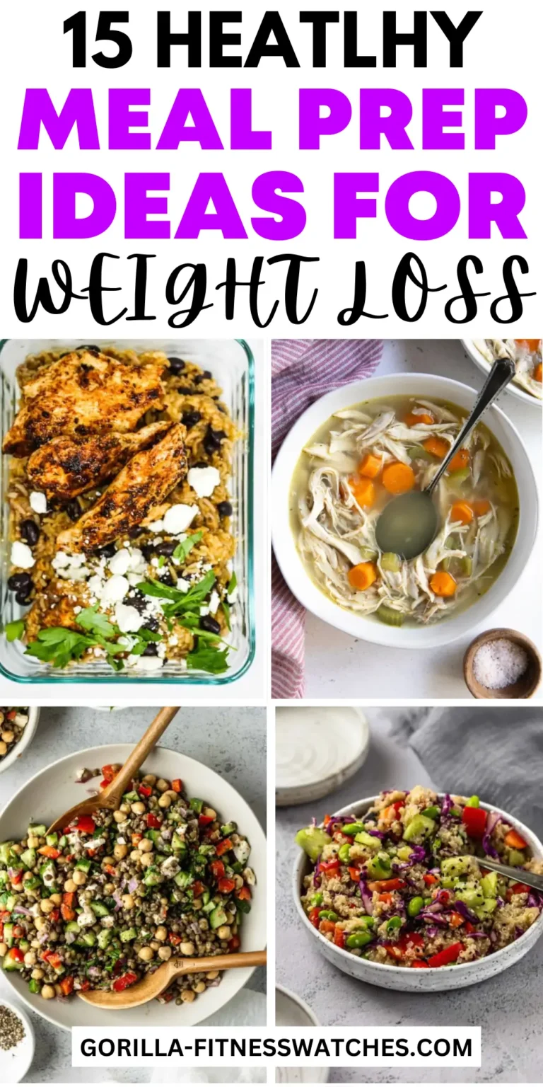 15 HEALTHY MEAL PREP IDEAS FOR WEIGHT LOSS