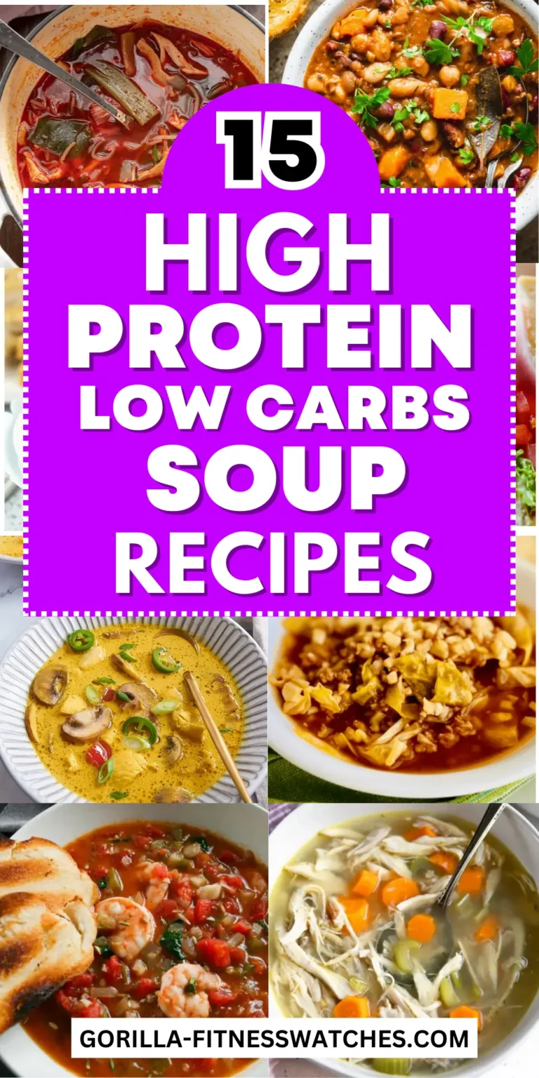 15 HIGH PROTEIN LOW CARB SOUP RECIPES