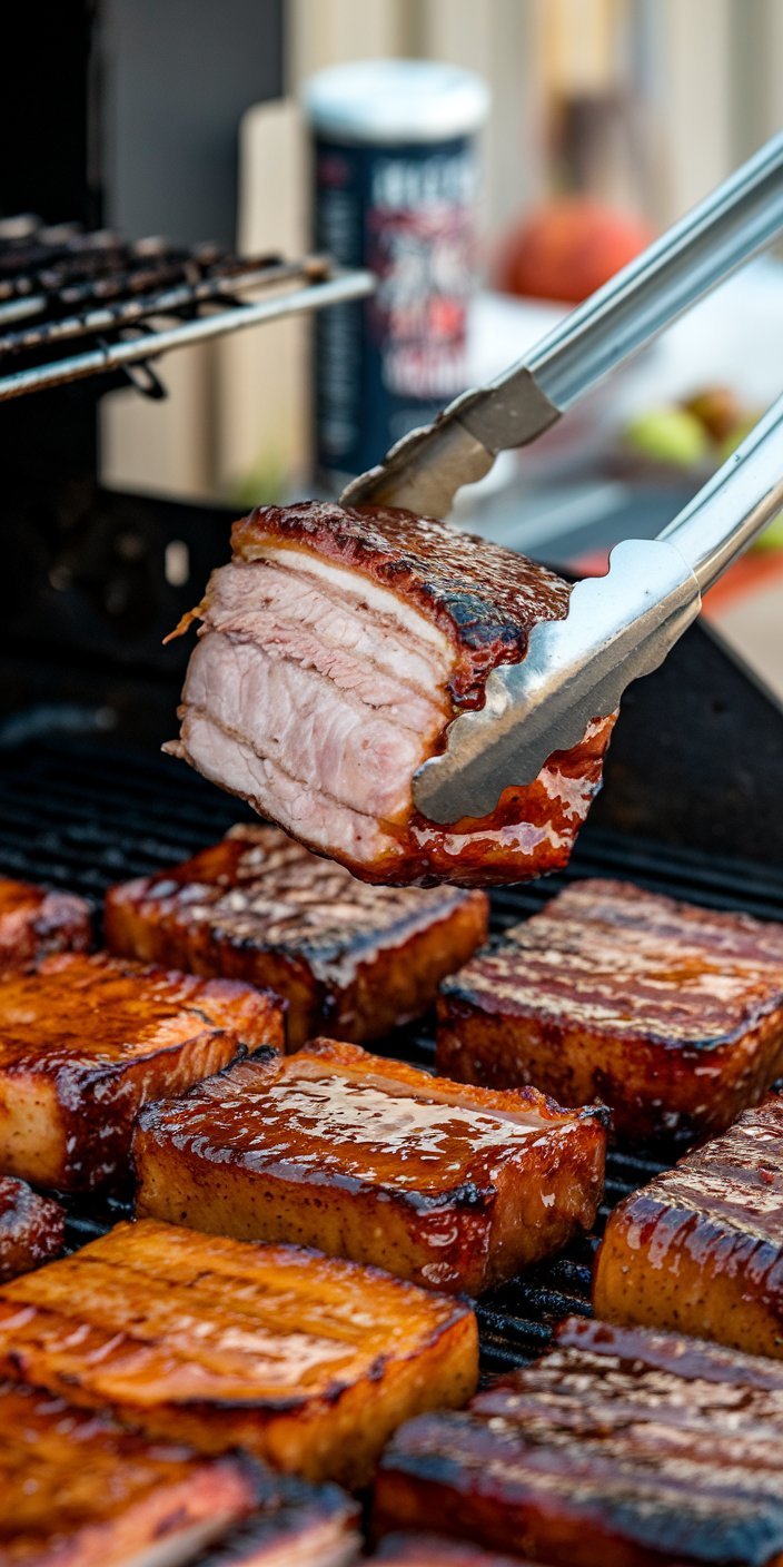 Maple Sriracha Pork Belly Burnt Ends – Sweet, Spicy BBQ Bliss