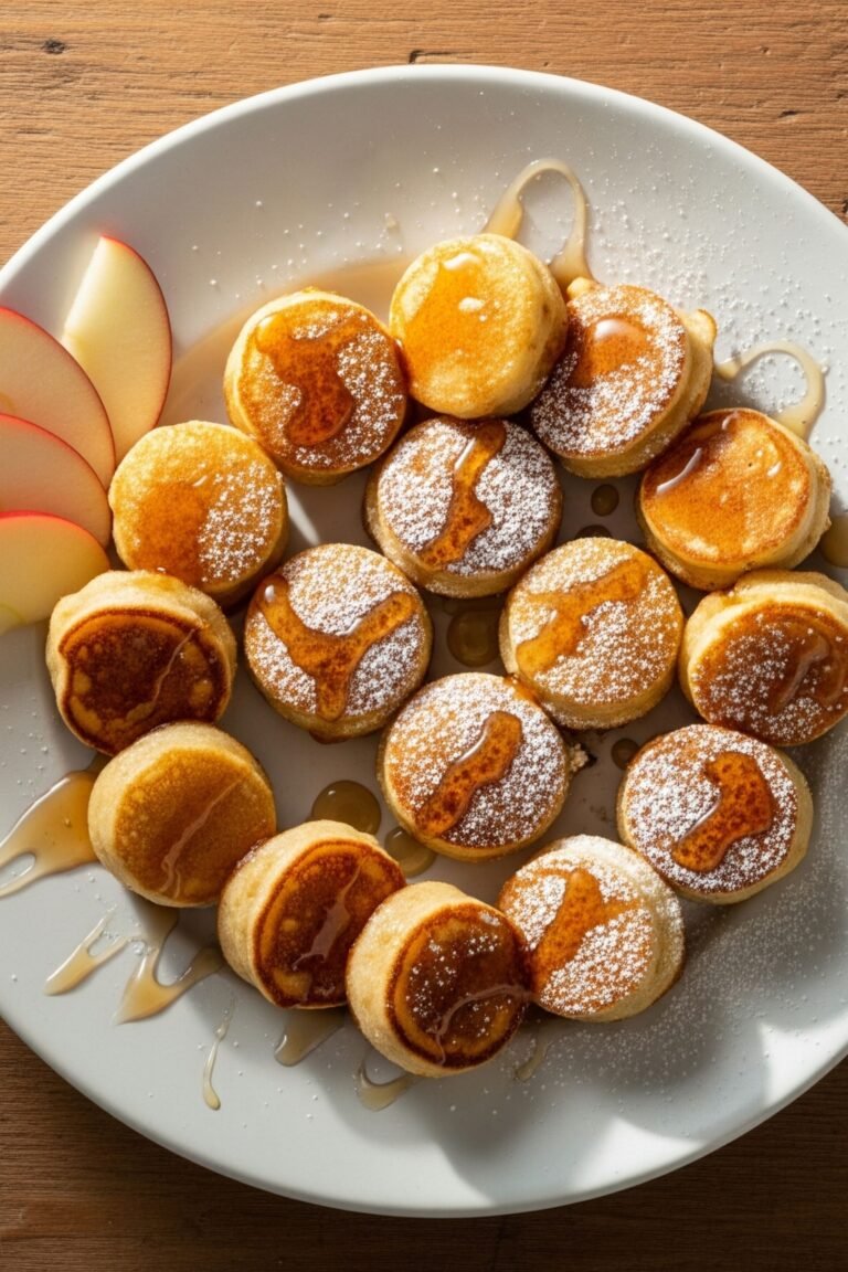 Apple Cider Pancake Bites