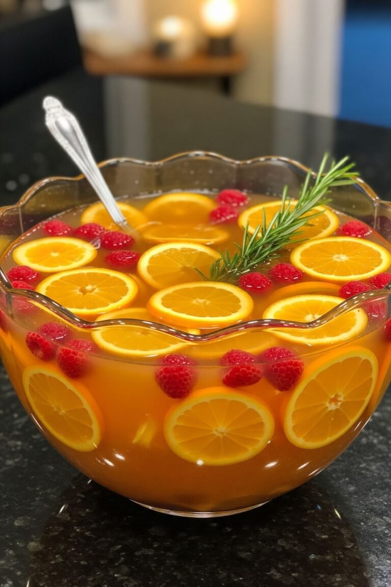 Easy And Refreshing Thanksgiving Punch