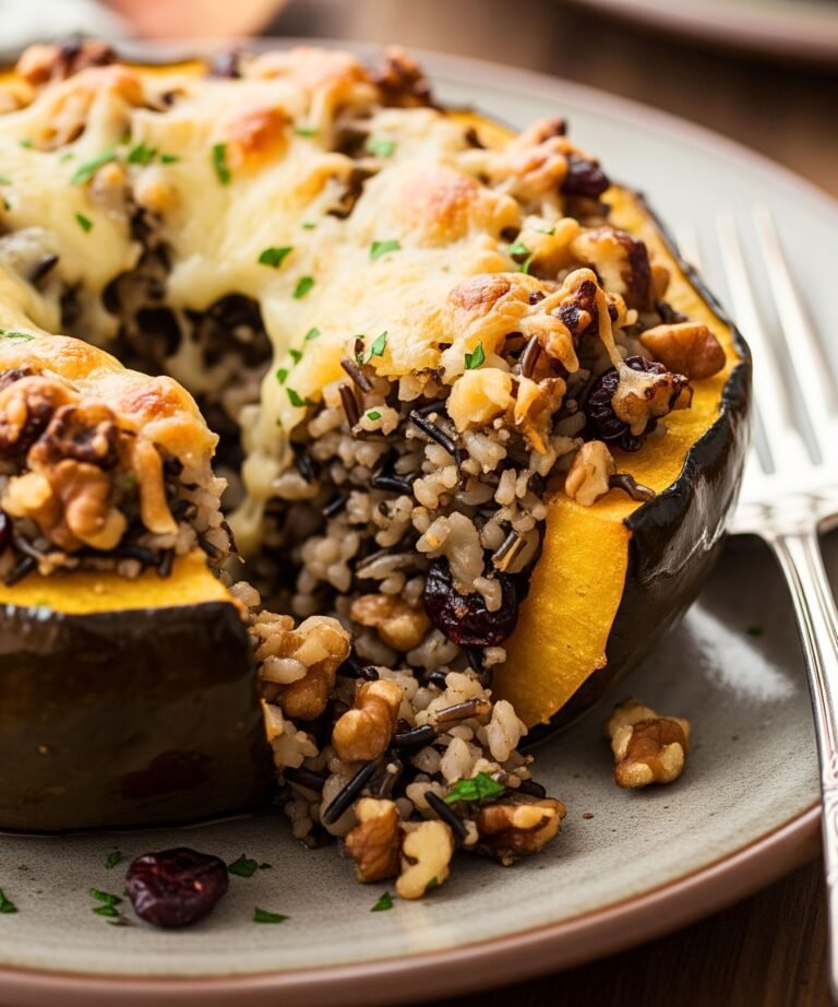 Stuffed Acorn Squash Rings (Mini Bakes)