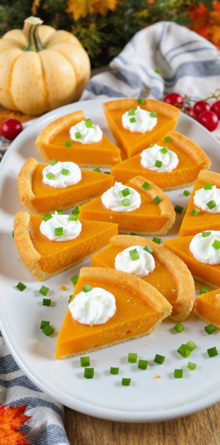 Cheese and Cracker Pumpkin Pie Appetizer