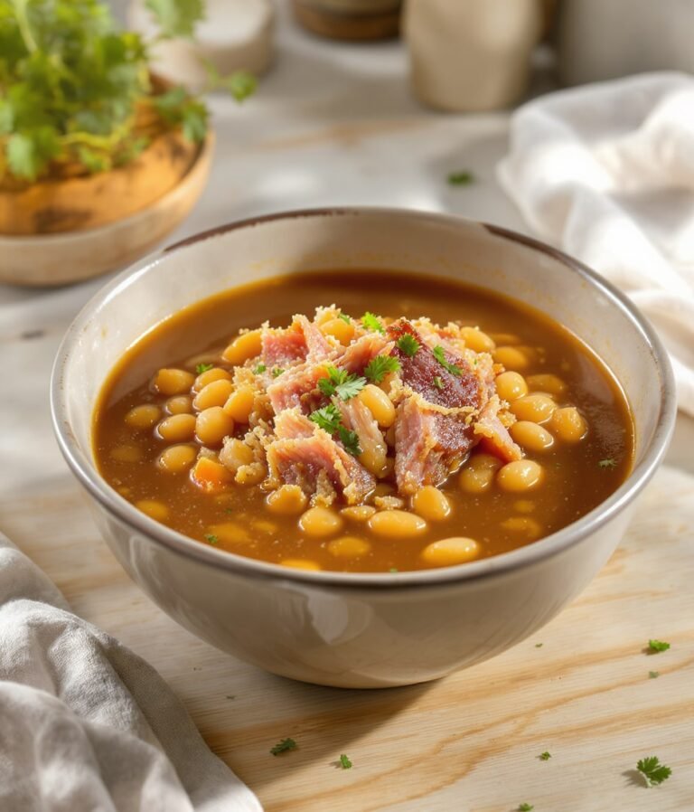 Texas Inspired Pinto Beans With Ham Hocks