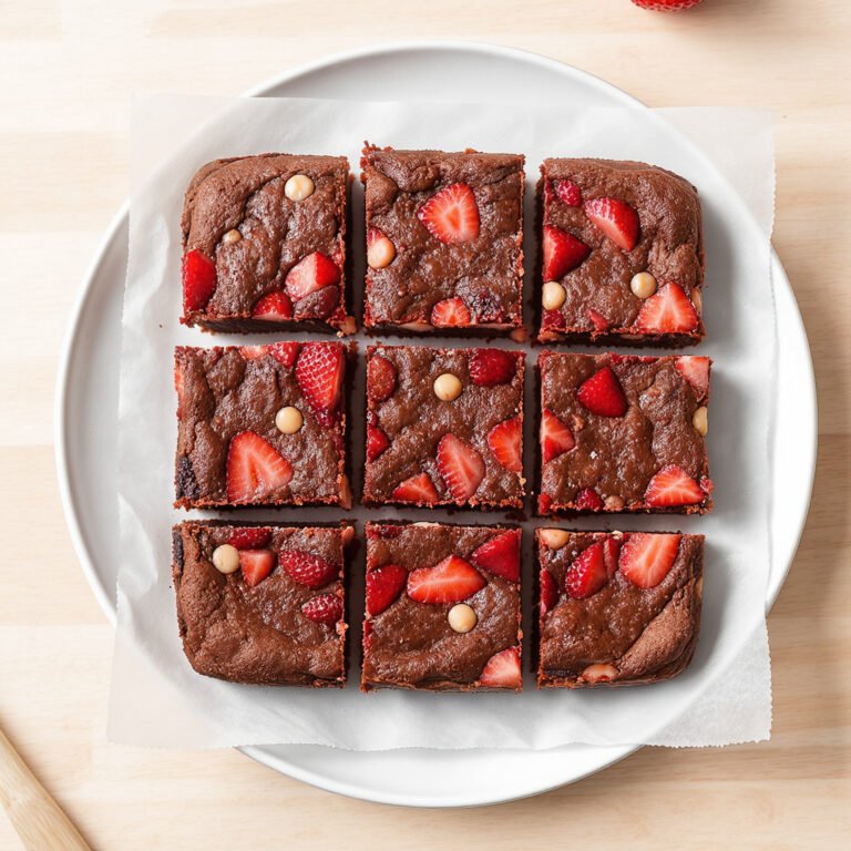 Best Strawberry Brownies