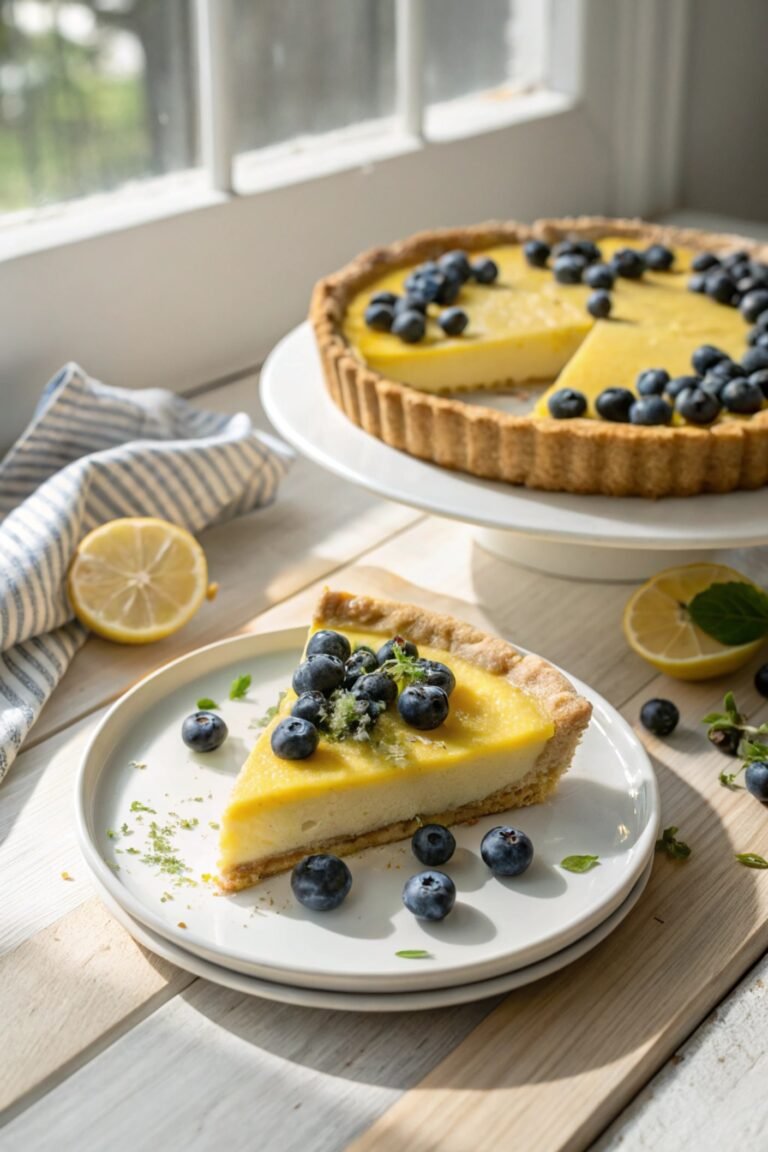 Lemon Blueberry Tart Recipe