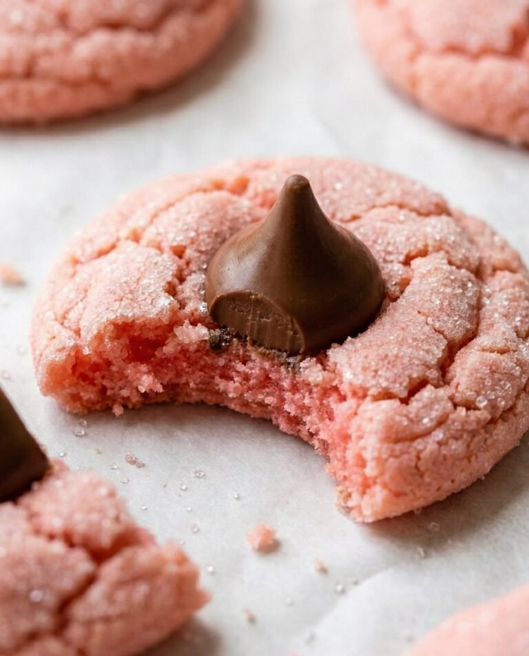 Strawberry Kiss Cookies (Soft, Sweet & Valentine-Perfect)