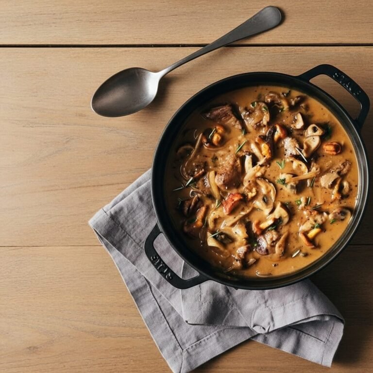 Hearty Beef and Mushroom Stew (Rich, Cozy, and Comforting)