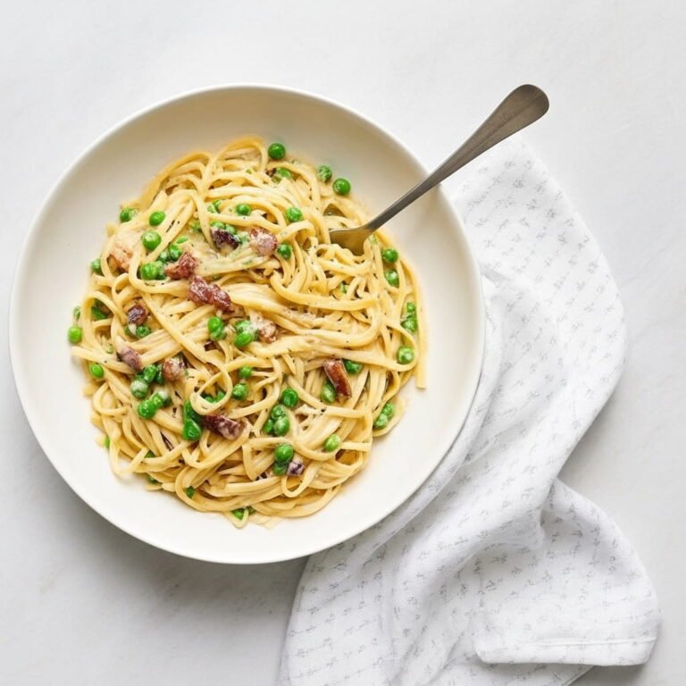 Creamy Pasta With Peas (Simple & Comforting Weeknight Dinner)