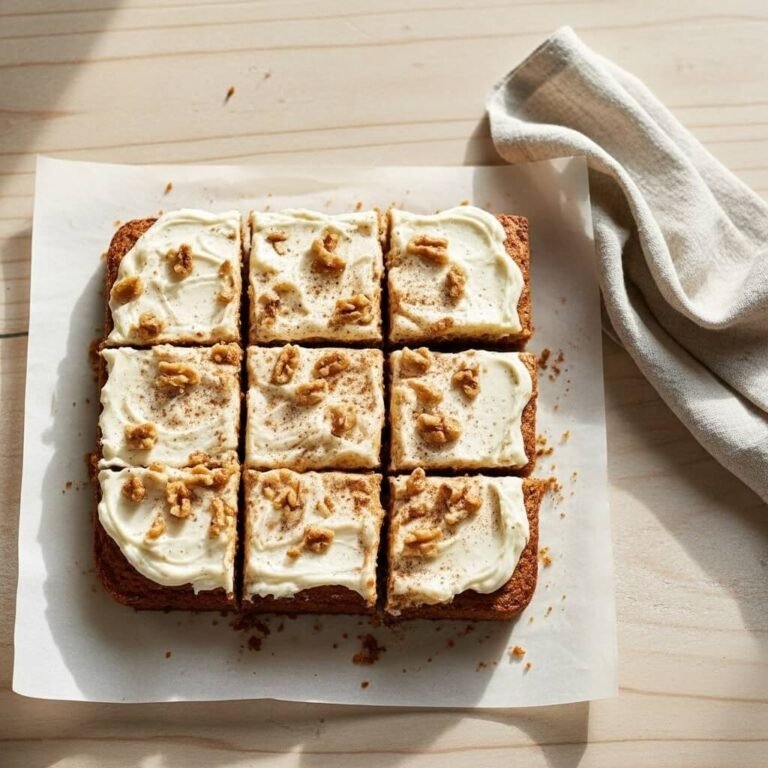 Soft Homemade Carrot Cake Bars with Cream Cheese Frosting