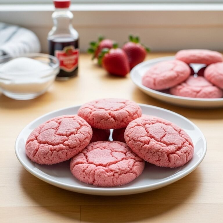 Strawberry Sugar Cookies: Soft & Fluffy