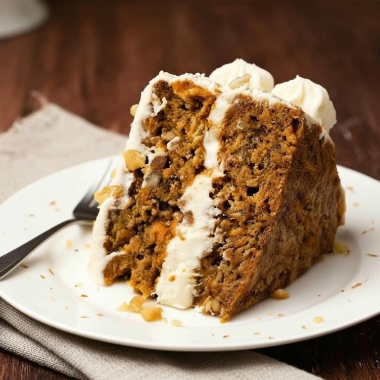 Moist and Flavorful Vegan Carrot Cake (Easy & Dairy-Free)