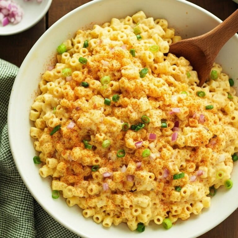 Creamy Deviled Egg Pasta Salad (Classic Picnic Favorite)