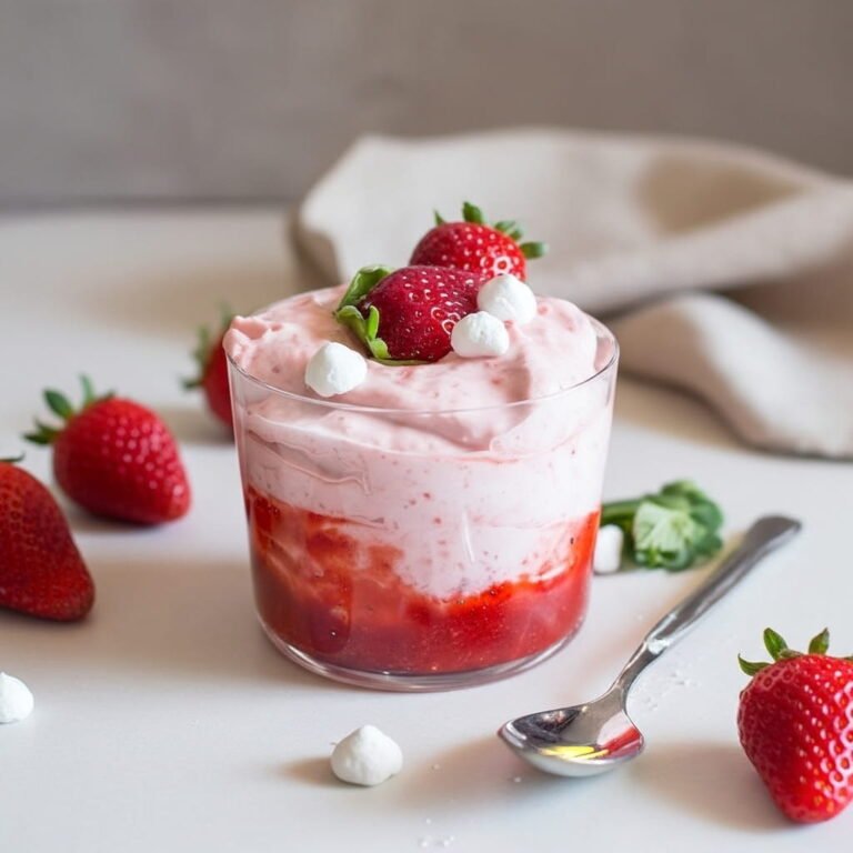 Homemade Strawberry Mousse (Light & Refreshing Dessert)