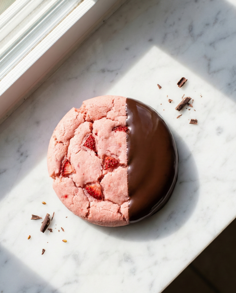 Chocolate Covered Strawberry Cookies (Soft, Sweet & Valentine-Perfect)
