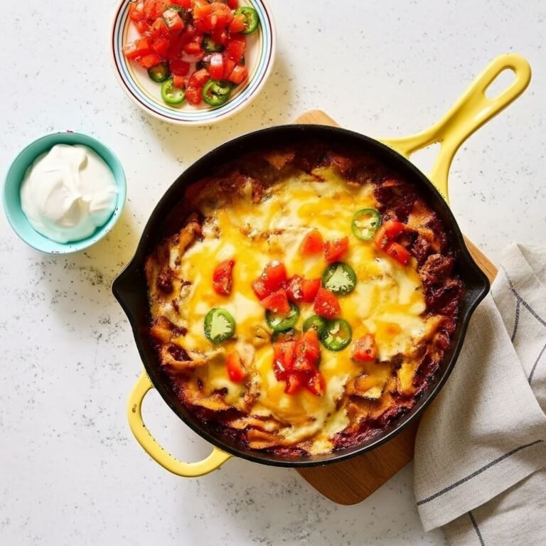 Cheesy One-Pan Enchilada Skillet (Easy Weeknight Dinner)