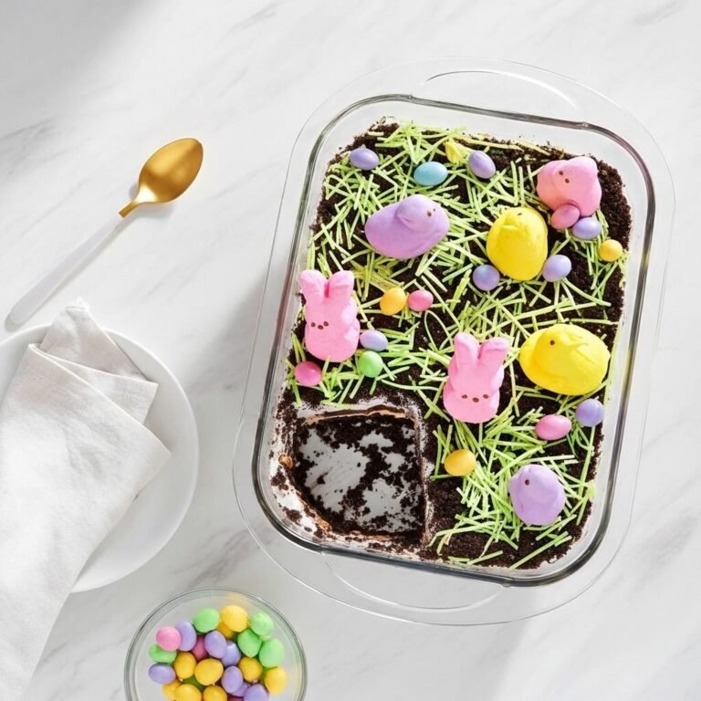 Classic Easter Dirt Cake with Creamy Chocolate Layers