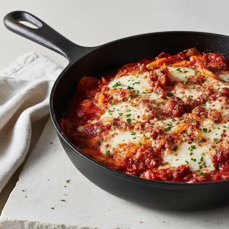 Easy One-Pan Skillet Lasagna (Weeknight Comfort Made Simple)