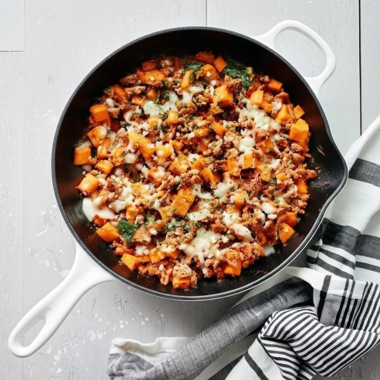 Easy Ground Turkey Sweet Potato Skillet (Healthy One-Pan Dinner)