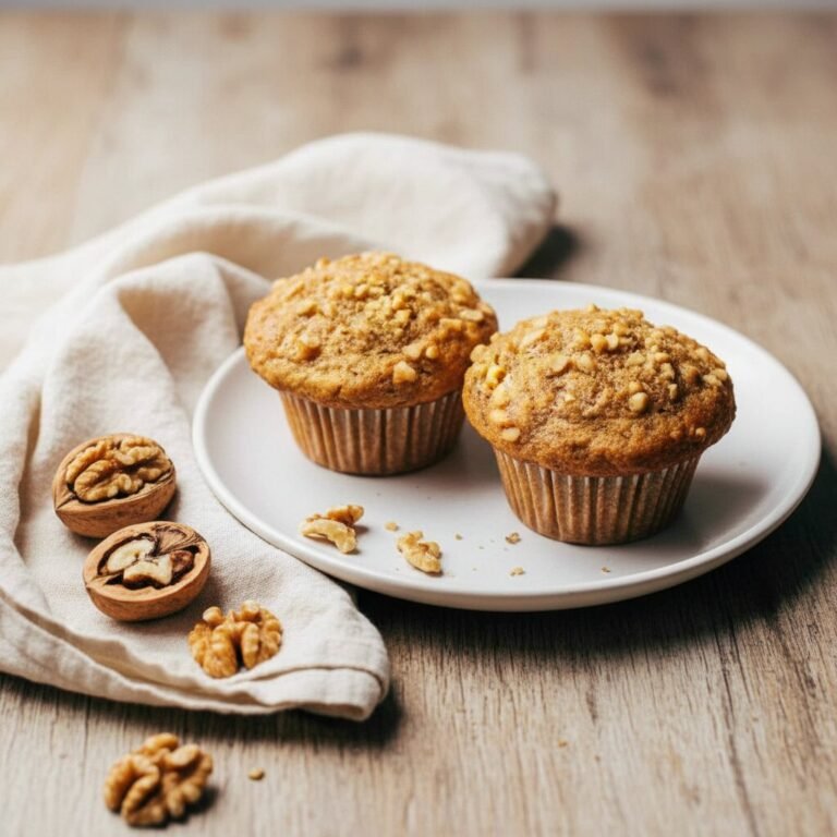 Bakery-Style Banana Nut Muffins (Moist, Fluffy & Easy)