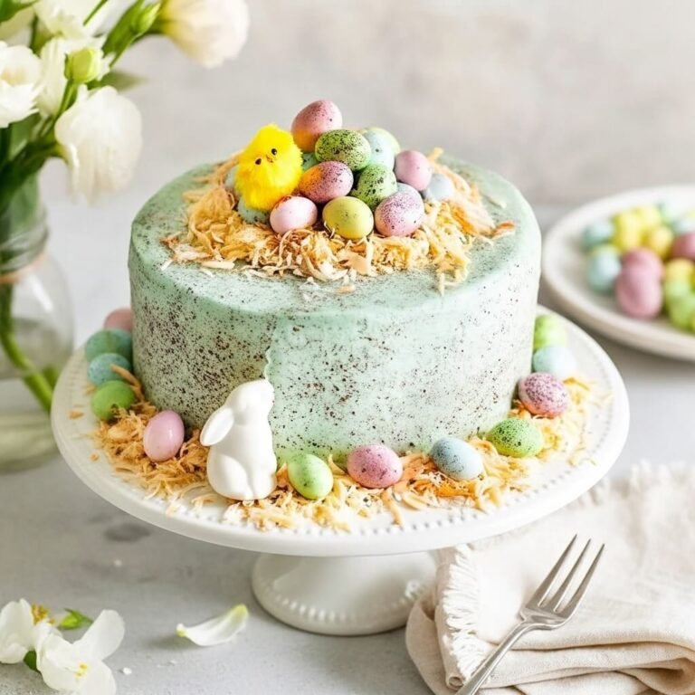 Soft & Festive Easter Cake with Vanilla Buttercream