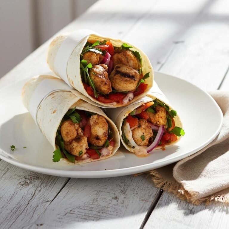 Easy Homemade Chicken Wraps (Juicy, Flavor-Packed & Ready in 30 Minutes)