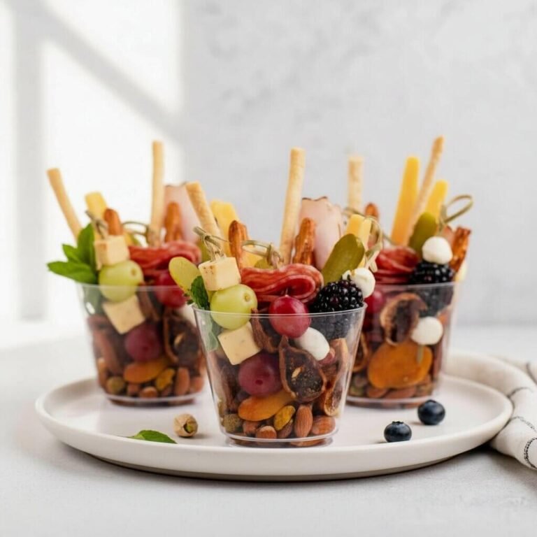 Fresh Summer Charcuterie Cups with Juicy Seasonal Fruit