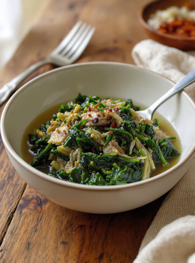 Slow-Simmered Collard Greens with Smoked Turkey