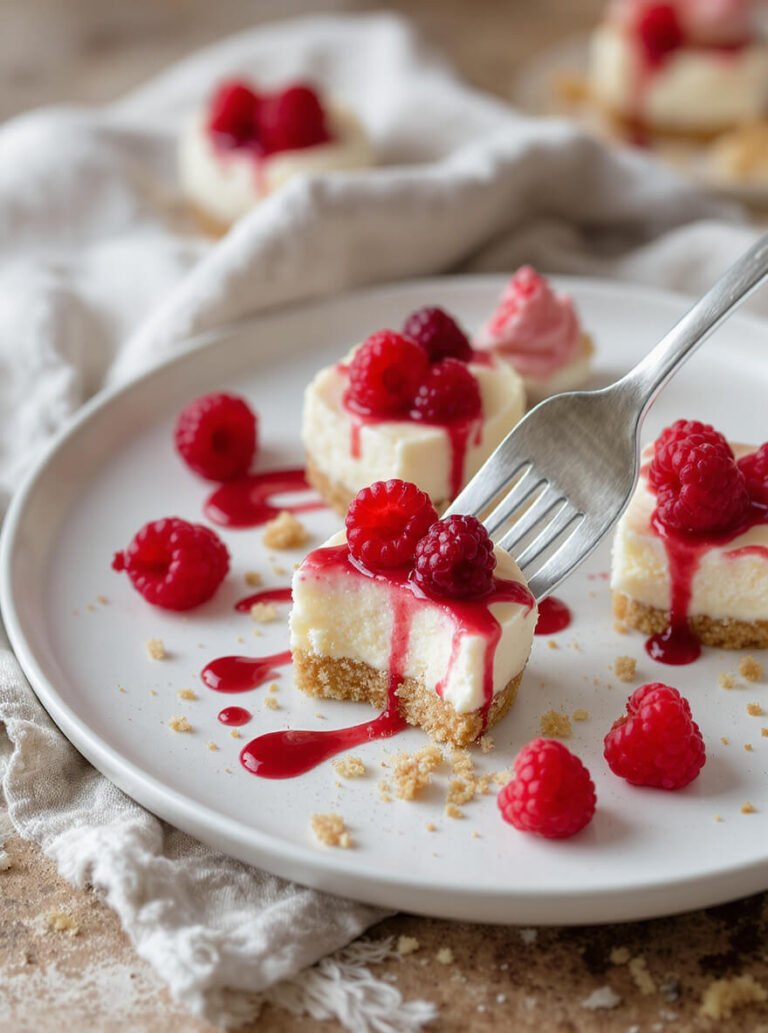 Mini No-Bake Cheesecake Bites (Easy, Creamy & Perfectly Portion-Controlled)