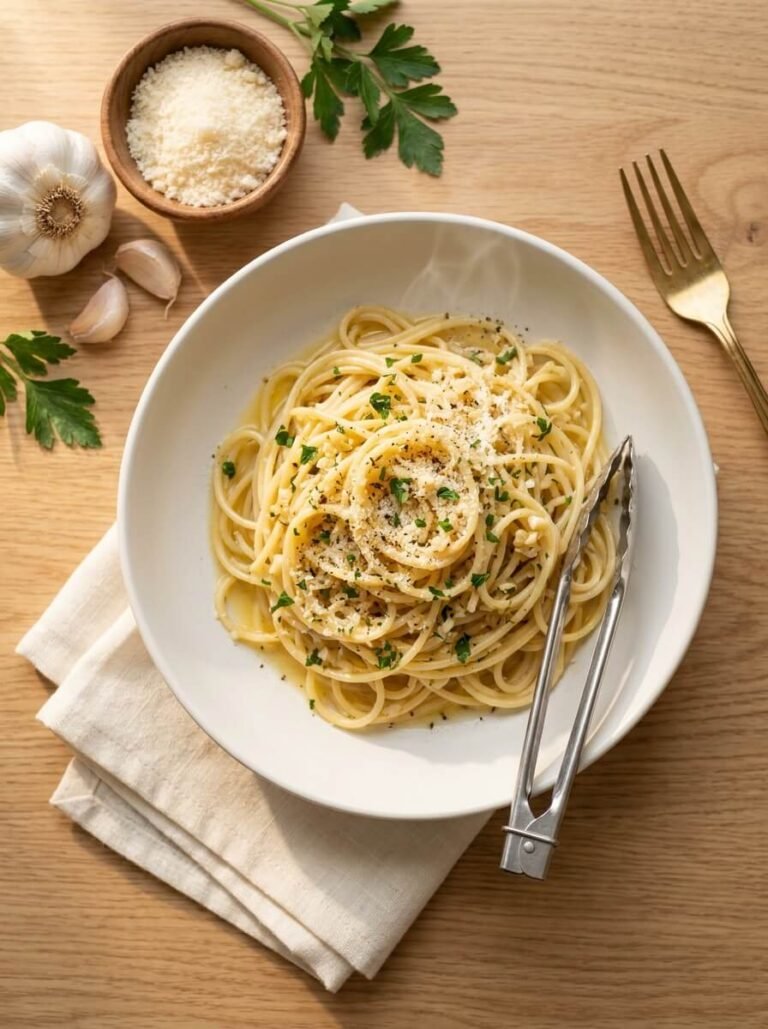 No-Fuss Buttery Garlic Noodles (Easy One-Skillet Recipe)