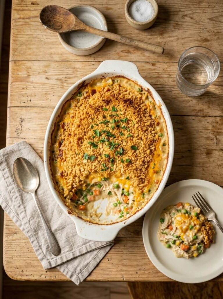 Grandma’s Cozy Sunday Baked Chicken Casserole