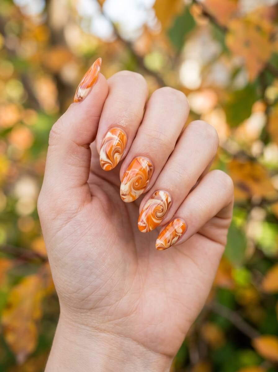 17 Thanksgiving Nails for Travel Visiting Family