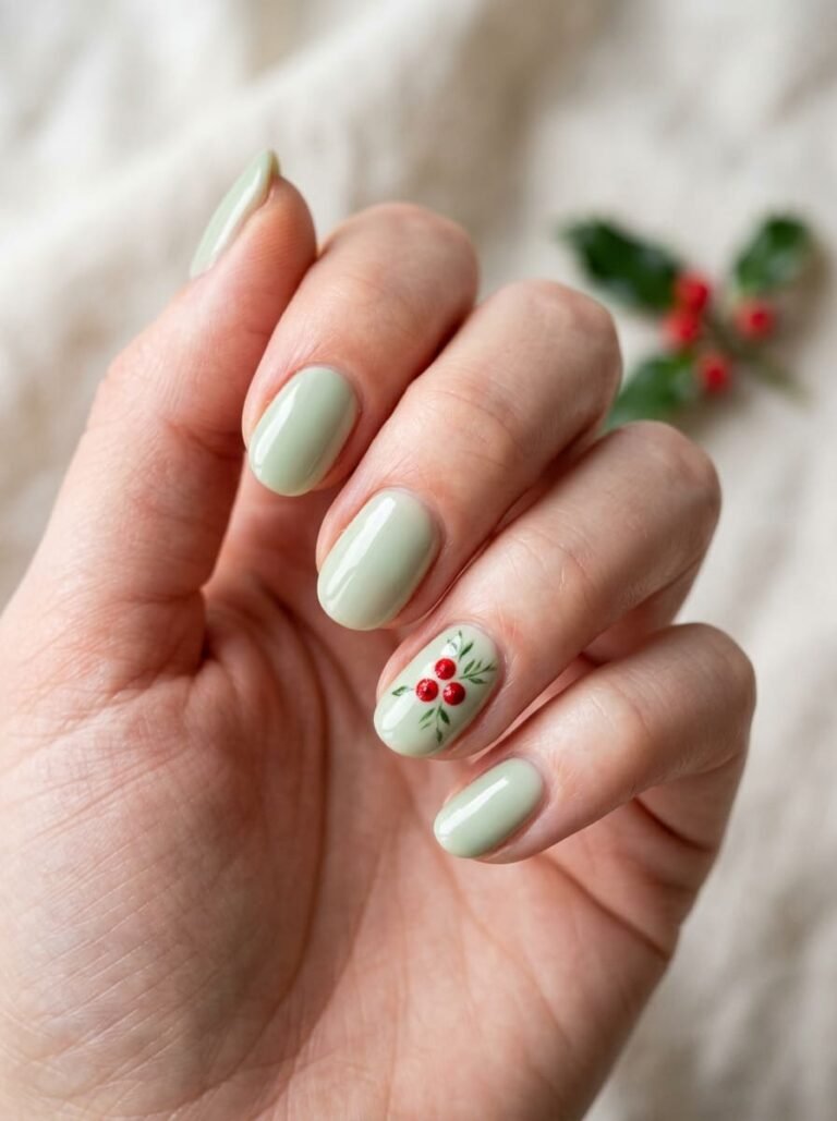 20 Christmas Nails for Bartenders and Retail Workers That Actually Survive a Shift